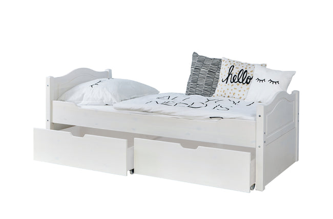 Funktionsbett Einzelbett "Leni" 100x200 Kiefer massiv