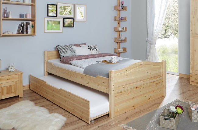 Funktionsbett Doppelbett "Leni" 140x200 Kiefer massiv