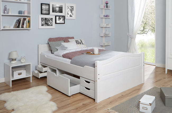 Funktionsbett Doppelbett "Leni" 140x200 Kiefer massiv