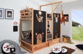 Abenteuer- und Piratenbett 90x200 Buche massiv