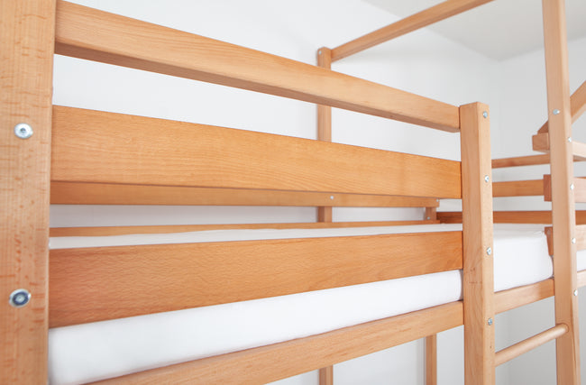 Abenteuer- und Piratenbett 90x200 Buche massiv