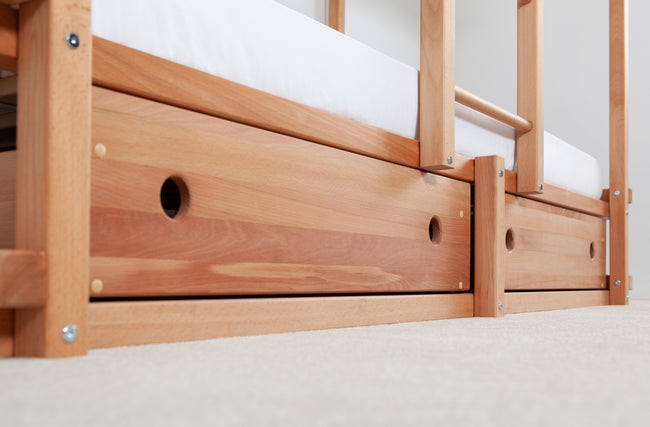 Abenteuer- und Piratenbett 90x200 Buche massiv