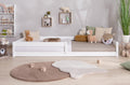 Bodenbett Einzelbett "Emi" 120x200 Kiefer Massiv