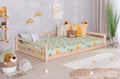 Bodenbett Einzelbett "Neo" 120x200 Kiefer Massiv