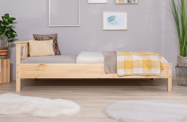 Einzelbett "Merci" 100x200 Kiefer massiv