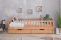 Bodenbett Einzelbett "Mio" 120x200 Buche massiv