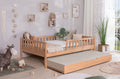 Bodenbett Einzelbett "Mio" 120x200 Buche massiv