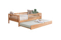Bodenbett Einzelbett "Mio" 90x200 Buche massiv