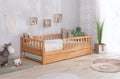 Bodenbett Einzelbett "Mio" 90x200 Buche massiv