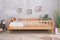 Bodenbett Einzelbett "Mio" 90x200 Buche massiv