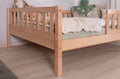 Bodenbett Einzelbett "Mio" 100x200 Buche massiv