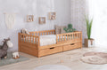 Bodenbett Einzelbett "Mio" 100x200 Buche massiv