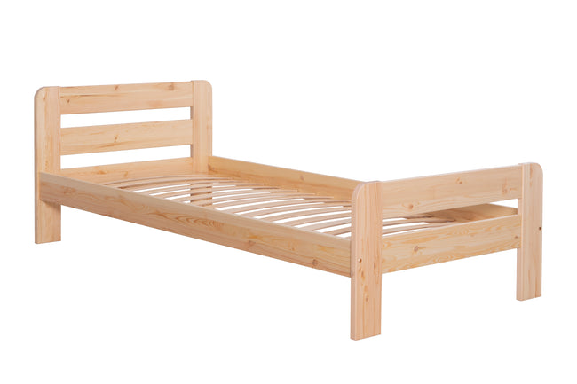 Einzelbett "Bert" 100x200 Kiefer massiv
