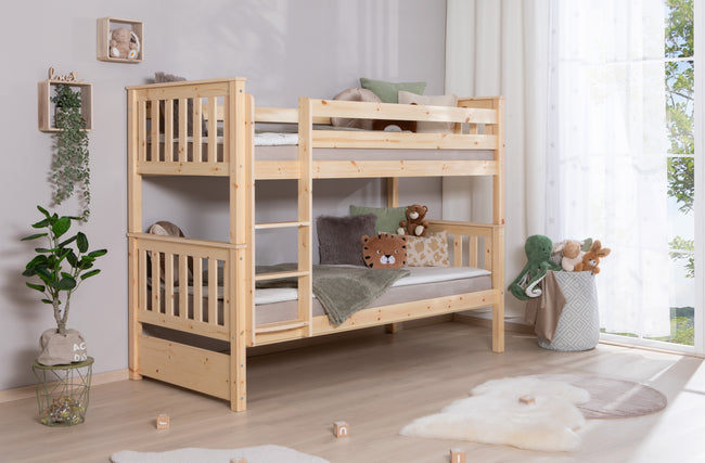 Etagenbett "Sammy" 90x200 Kiefer massiv