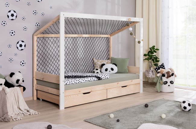 Kinderbett Fußballbett "Kimi" 90x200 Kiefer massiv
