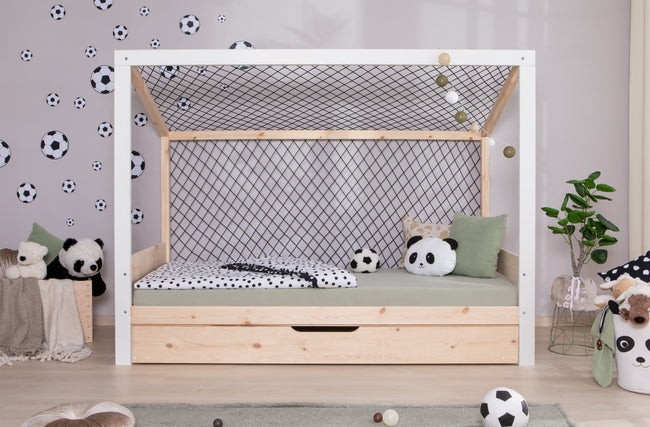 Kinderbett Fußballbett "Kimi" 90x200 Kiefer massiv