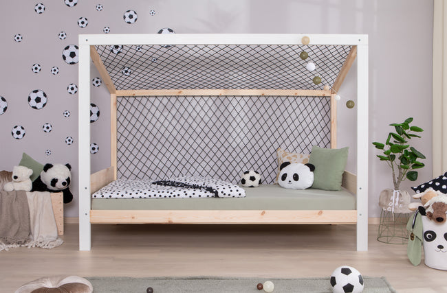 Kinderbett Fußballbett "Kimi" 90x200 Kiefer massiv