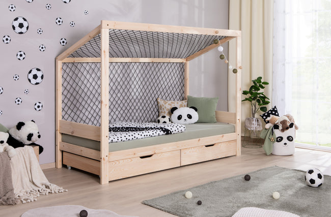 Kinderbett Fußballbett "Kimi" 90x200 Kiefer massiv