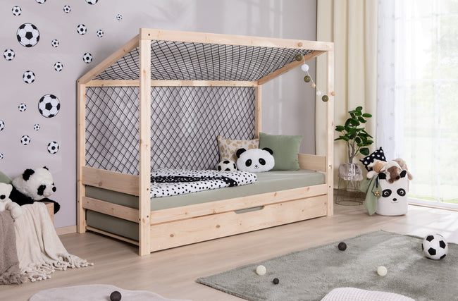 Kinderbett Fußballbett "Kimi" 90x200 Kiefer massiv
