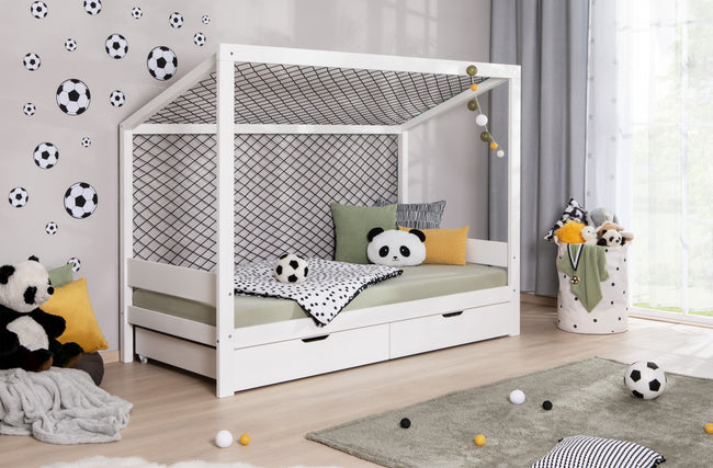 Kinderbett Fußballbett "Kimi" 90x200 Kiefer massiv