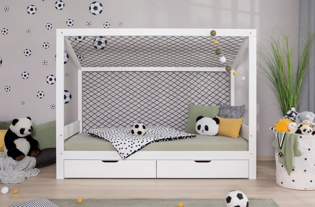 Kinderbett Fußballbett "Kimi" 90x200 Kiefer massiv