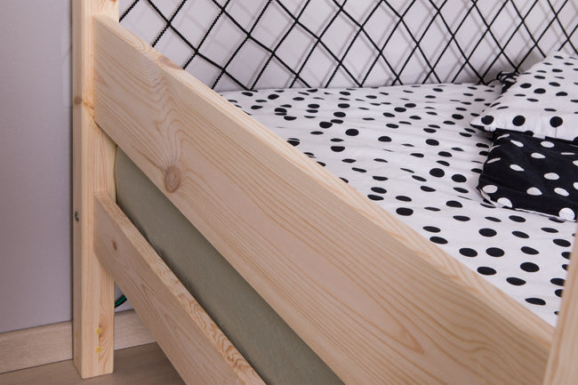 Kinderbett Fußballbett "Kimi" 90x200 Kiefer massiv