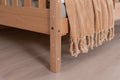2-in-1 Hausbett Bodenbett "Duo" 100x200 Buche massiv