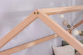 2-in-1 Hausbett Bodenbett "Duo" 100x200 Buche massiv