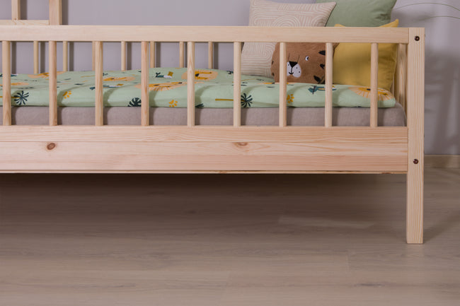 Hausbett Bodenbett "Loki" 90x200 Kiefer Massiv