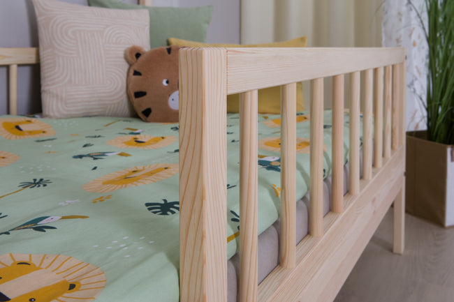 Hausbett Bodenbettt "Loki" 120x200 Kiefer Massiv