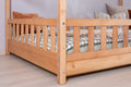 Kinderbett Hausbett "Lou" 90x200 Buche Massiv