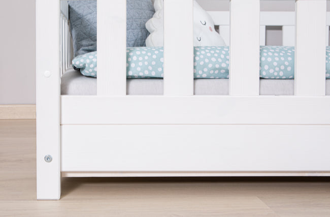 Kinderbett Hausbett "Lou" 100x200 Kiefer Massiv