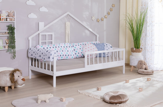 Hausbett Bodenbett "Loki" 90x200 Kiefer Massiv