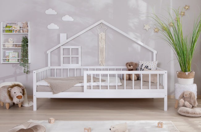 Hausbett Bodenbett "Loki" 90x200 Kiefer Massiv