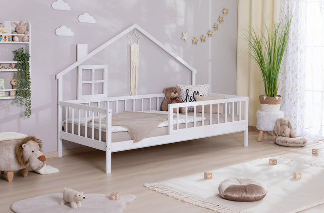 Hausbett Bodenbett "Loki" 90x200 Kiefer Massiv