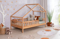 Kinderbett Hausbett "Lou" 90x200 Buche Massiv