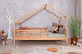 Kinderbett Hausbett "Lou" 90x200 Buche Massiv