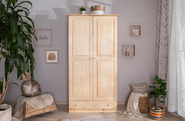 Kleiderschrank "Moritz" 2-türig Kiefer