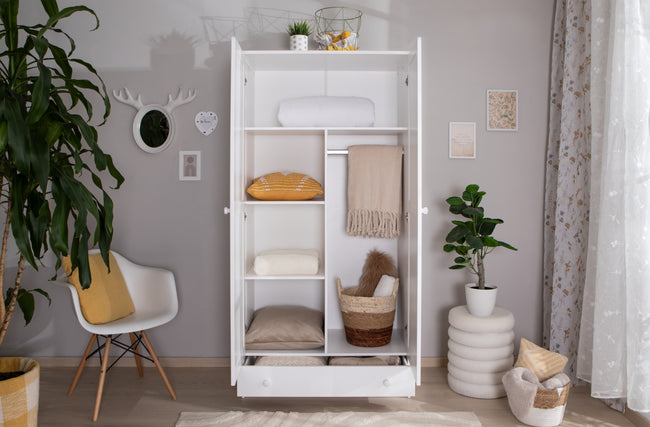 Kleiderschrank "Moritz" 2-türig Kiefer