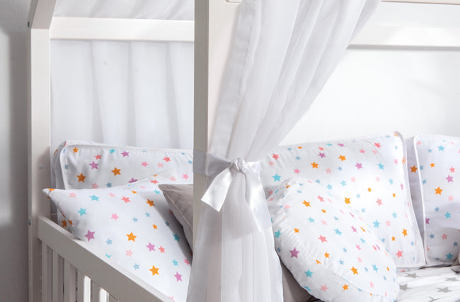 Tüll-Set - Betthimmel für Hausbett