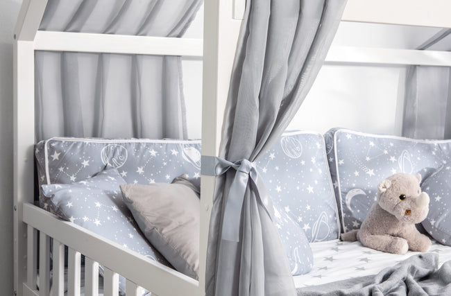 Tüll-Set - Betthimmel für Hausbett