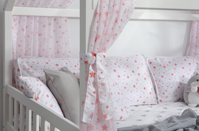 Tüll-Set - Betthimmel für Hausbett