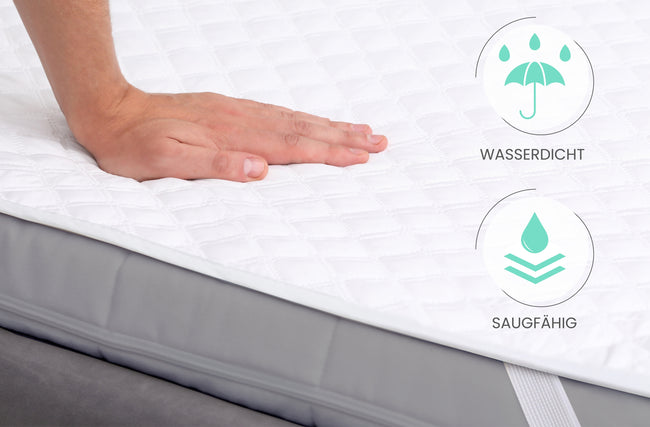 Wasserdichter Matratzenschoner mit Gummiband