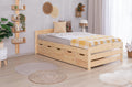 Stauraumbett Seniorenbett "Loni" 120x200 Kiefer massiv