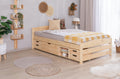 Stauraumbett Seniorenbett "Loni" 120x200 Kiefer massiv