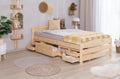 Stauraumbett Seniorenbett "Loni" 120x200 Kiefer massiv