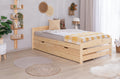 Stauraumbett Seniorenbett "Loni" 120x200 Kiefer massiv