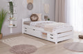 Stauraumbett Seniorenbett "Loni" 90x200 Kiefer massiv