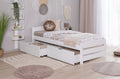 Stauraumbett Seniorenbett "Loni" 90x200 Kiefer massiv