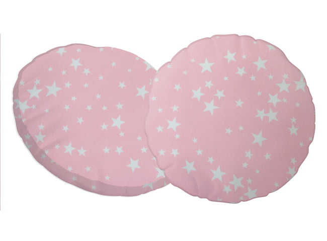 Rundkissen-Set mit Motiv 2-teilig